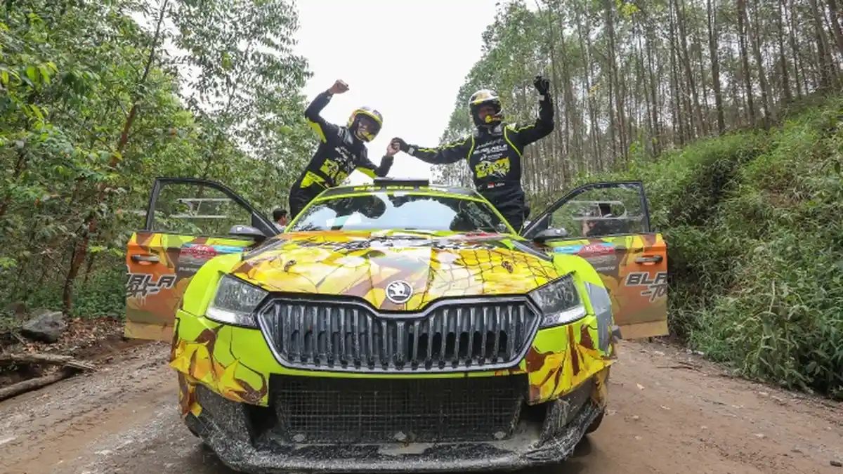Jadi Tuan Rumah, Ijeck Kampiun KFC Danau Toba Rally 2023 Usai Lewati 7 SS