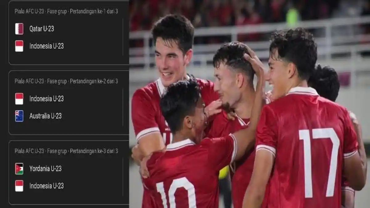 Prediksi Skor Yordania vs Indonesia di Piala Asia U-23, H2H dan Link Live Streaming