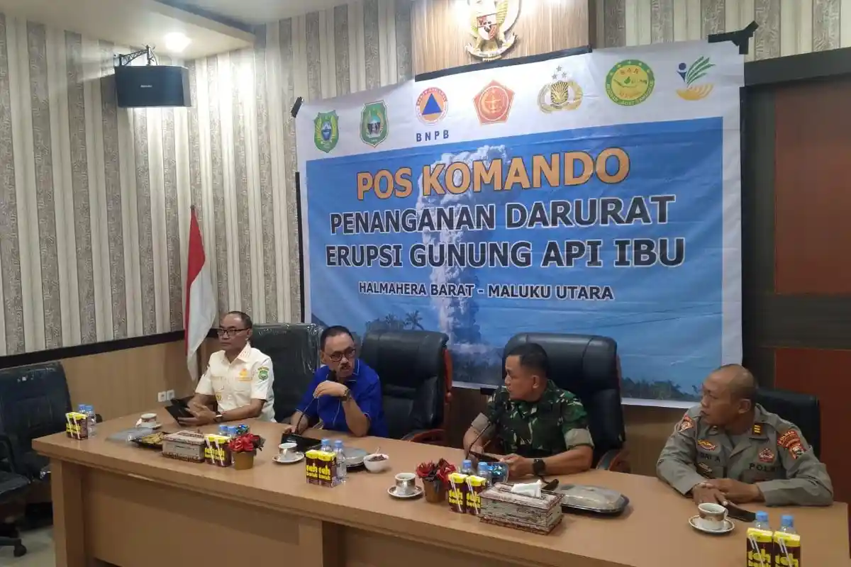 Status Tanggap Darurat Gunung Ibu Halmahera Barat Maluku Utara Diperpanjang 14 Hari Lagi
