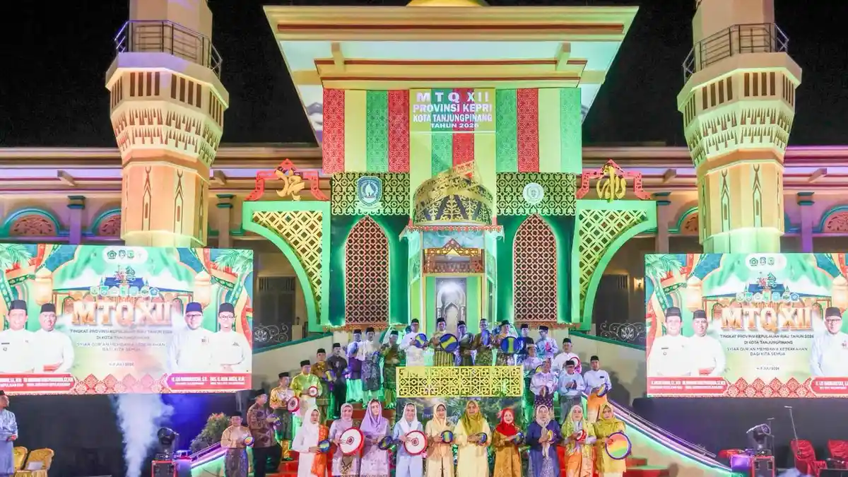 MTQ XII Kepri Resmi Dibuka Oleh Gubernur, 370 Qori dan Qori’ah Terbaik Siap Berlomba - Tribunbatam.id