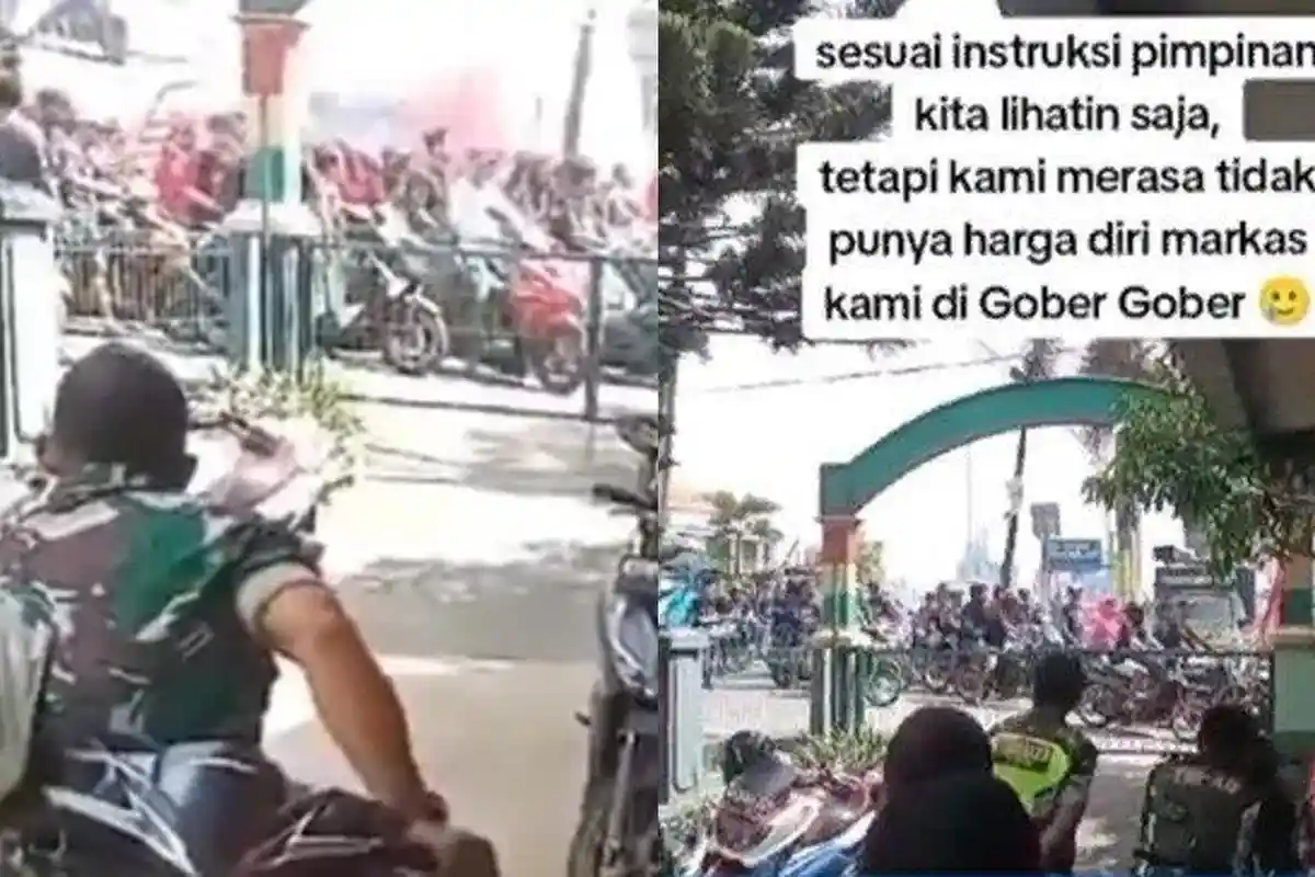 Viral, Markas TNI Digeber Rombongan Pemotor Knalpot Brong, Anggota Pilih Diam Karena Takut Salah