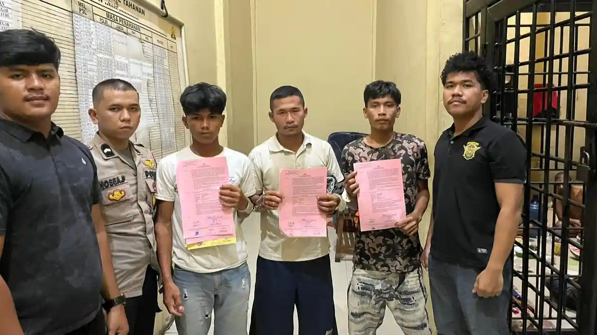 Curi 670 Kg Sawit, Tiga Pria di Padanglawas Ditahan Polisi