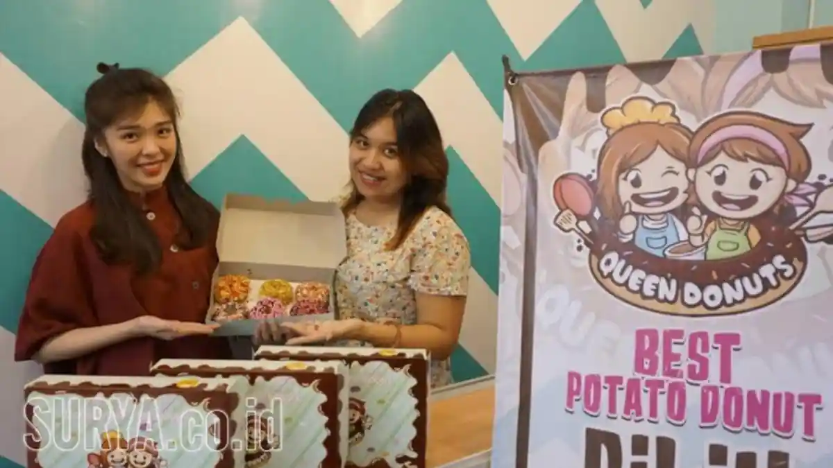 Queen Donuts, Donat Kentang dengan Topping Pilihan Sendiri, Bisa Dobel!