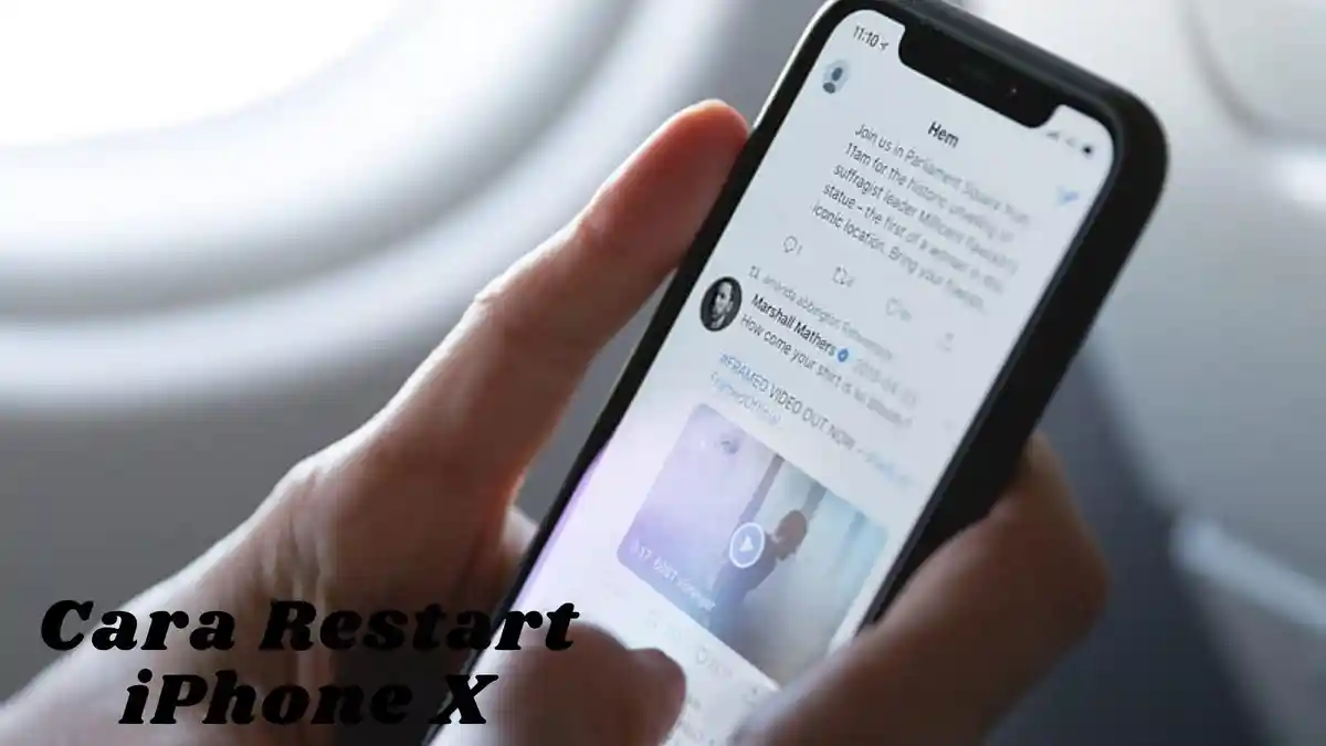 Cara Restart iPhone X Cepat Mudah dan Praktis Hanya Dengan Tiga Langkah mudah