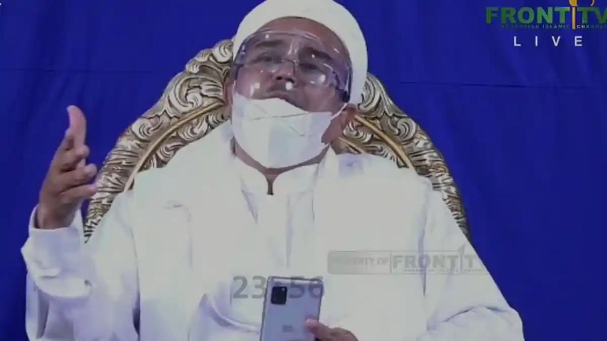 Habib Rizieq Bicara soal Kondisi Kesehatannya, Mengaku Jalani Isolasi Mandiri