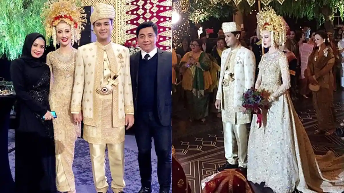 7 Foto Lengkap Pernikahan Panji Trihatmodjo dan Varsha Strauss dalam Adat Minang
