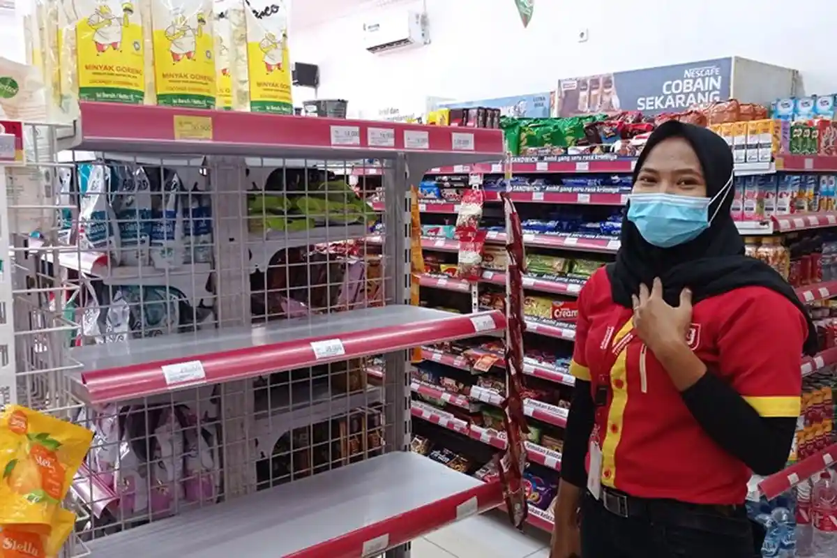 Sejumlah Minimarket di Lampung Alami Kekosongan Minyak Goreng Rp 14 Ribu