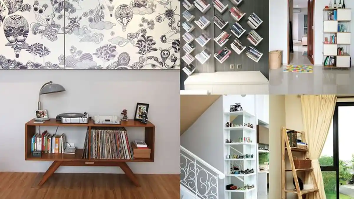 5 Inspirasi Desain Rak Pajang Mungil Cocok Buat Rumah Minimalis ...