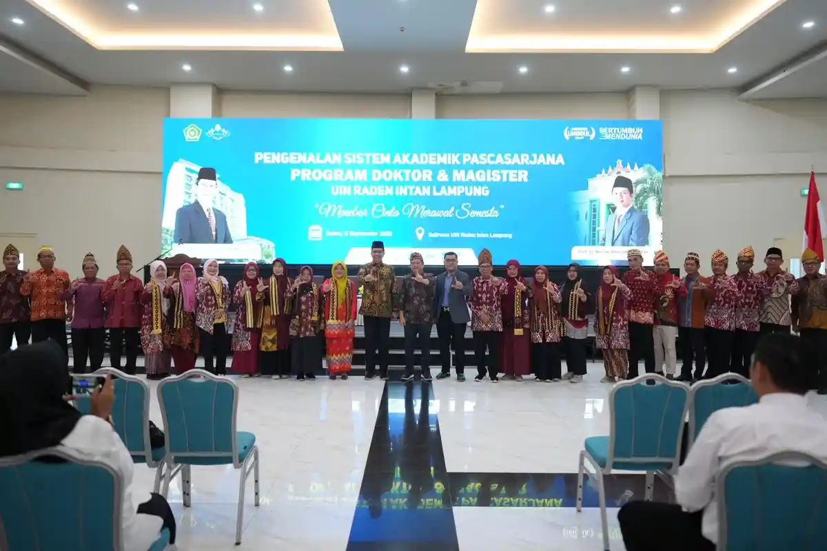 Rektor UIN Raden Intan Lampung Sampaikan Tiga Hal ke Maba Pascasarjana