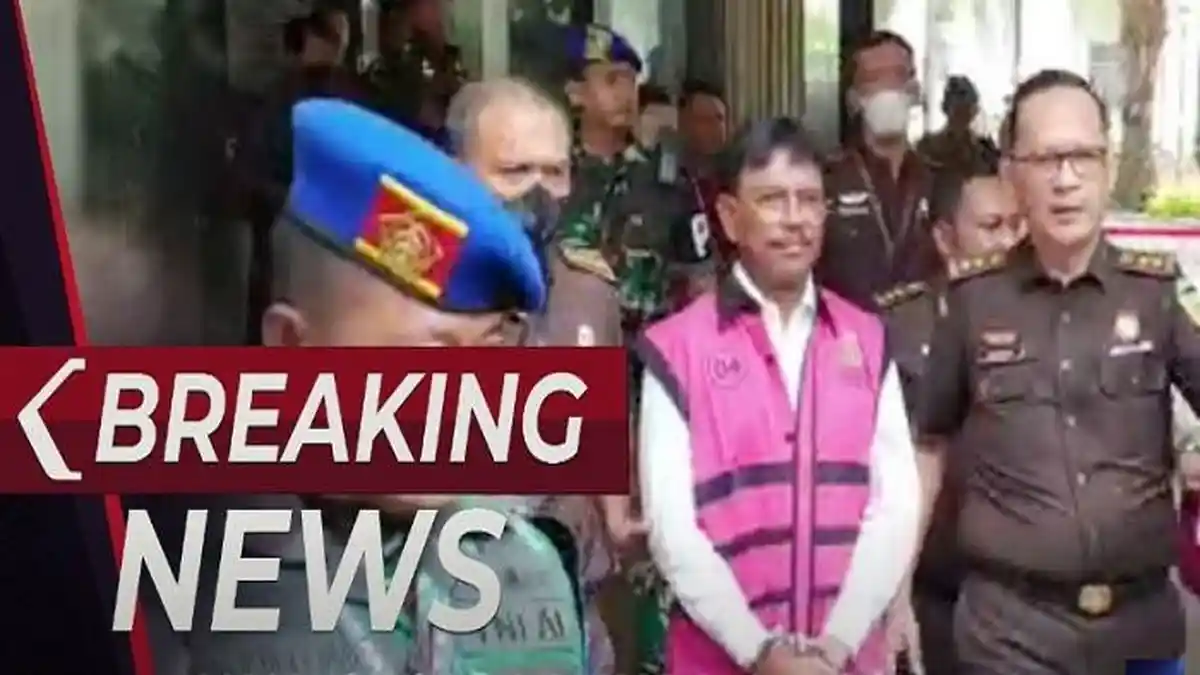 Kejagung Tetapkan Johnny G Plate Tersangka Kasus Korupsi Proyek BTS, Kerugian Capai Rp 8 T