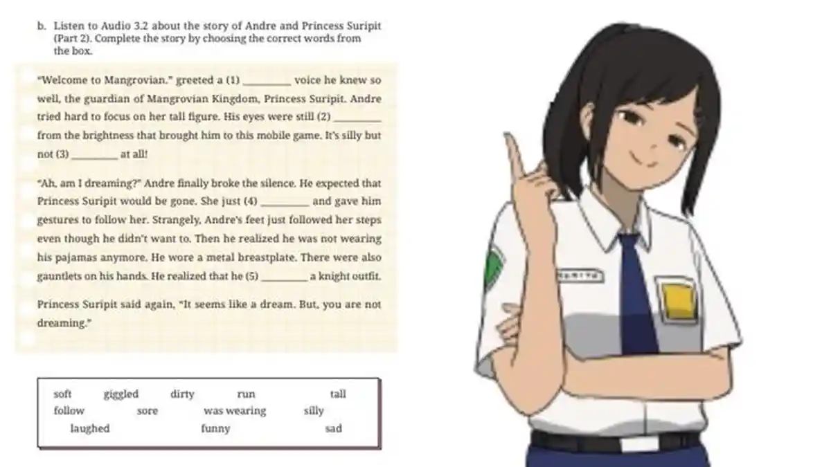Kunci Jawaban Bahasa Inggris Kelas 9 SMP Halaman 155 Kurikulum Merdeka, Section 2, Worksheet 3.2