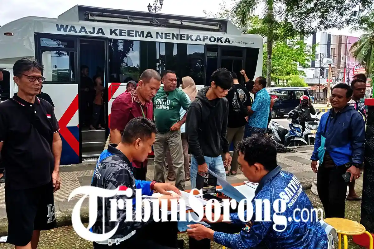 Satlantas Polresta Sorong Kota Buka Jasa SIM Keliling, Berikut Lokasi dan Informasi Lengkapnya