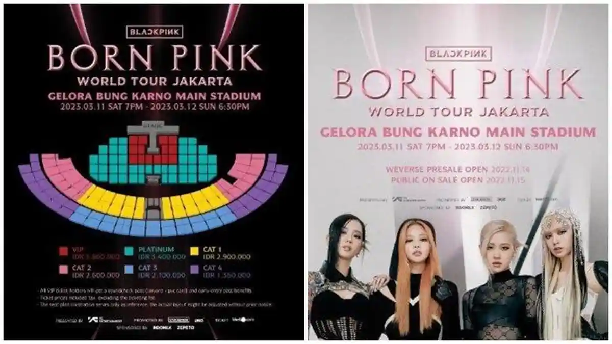 Harga Tiket Konser BLACKPINK 'BORN PINK' di Jakarta, Tips Buat BLINK Agar Menang War