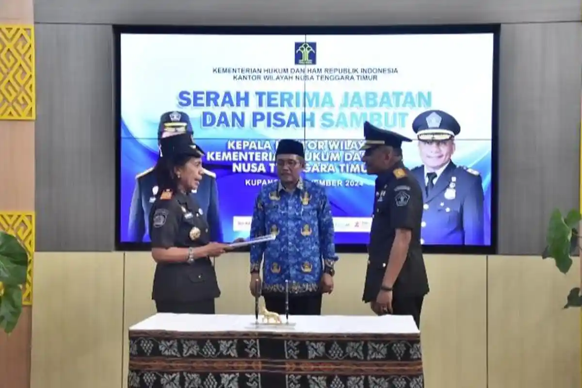 Silvester Sili Laba Resmi menjadi Kepala Kanwil Kemenkumham NTT