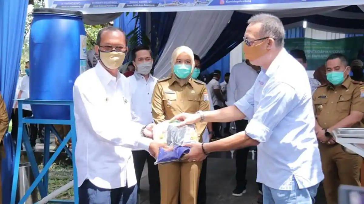 Bantuan untuk Masyarakat Terdampak Covid 19 Terus Berdatangan Lewat Pemkot Palembang