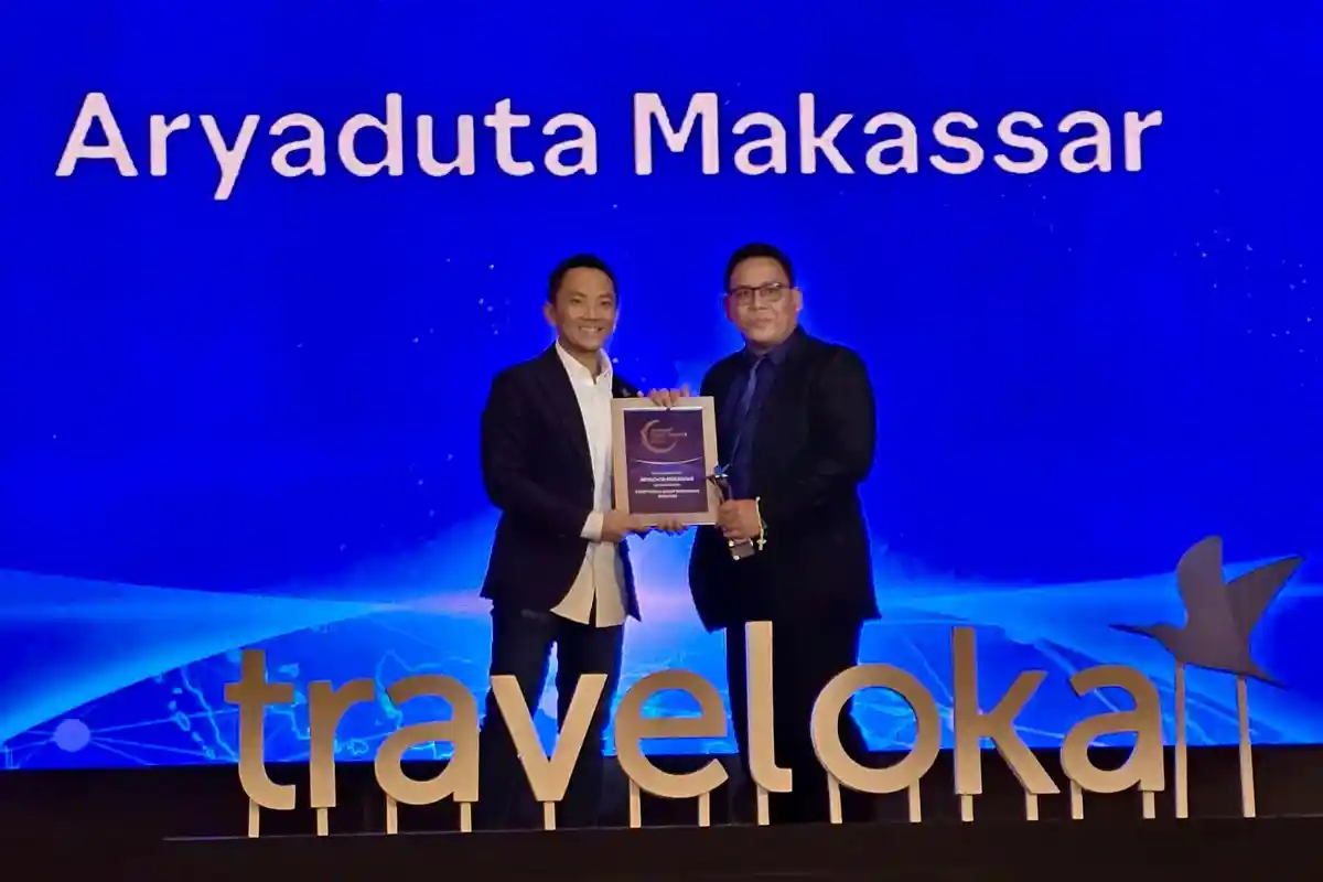 Bukti Kualitas Layanan, Aryaduta Makassar Raih Penghargaan Prestise dari Traveloka