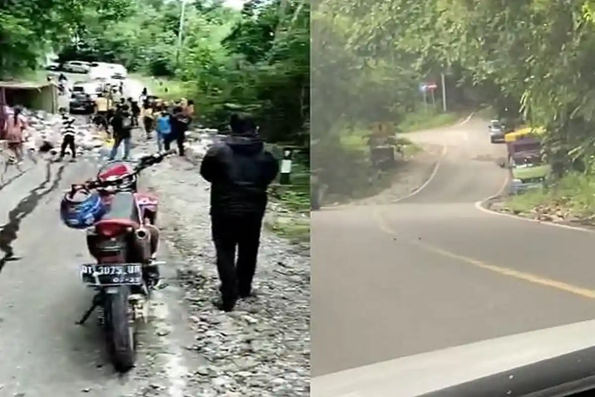 Video Viral Kecelakaan Tunggal Truk Terbalik di Jalan Trans Sulawesi Kolaka Utara, Tak Kuat Menanjak