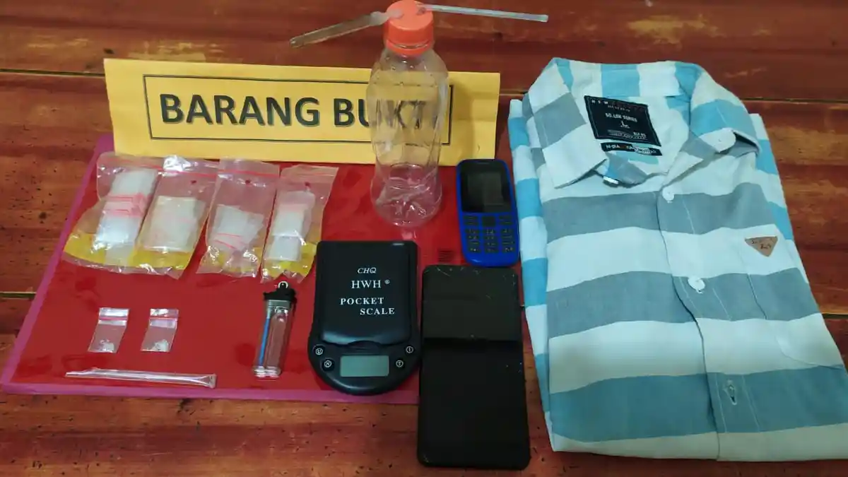 Pengembangan Kasus Bandar Sabu, Polres Sarolangun Ringkus Rekan Jek di Aur Gading