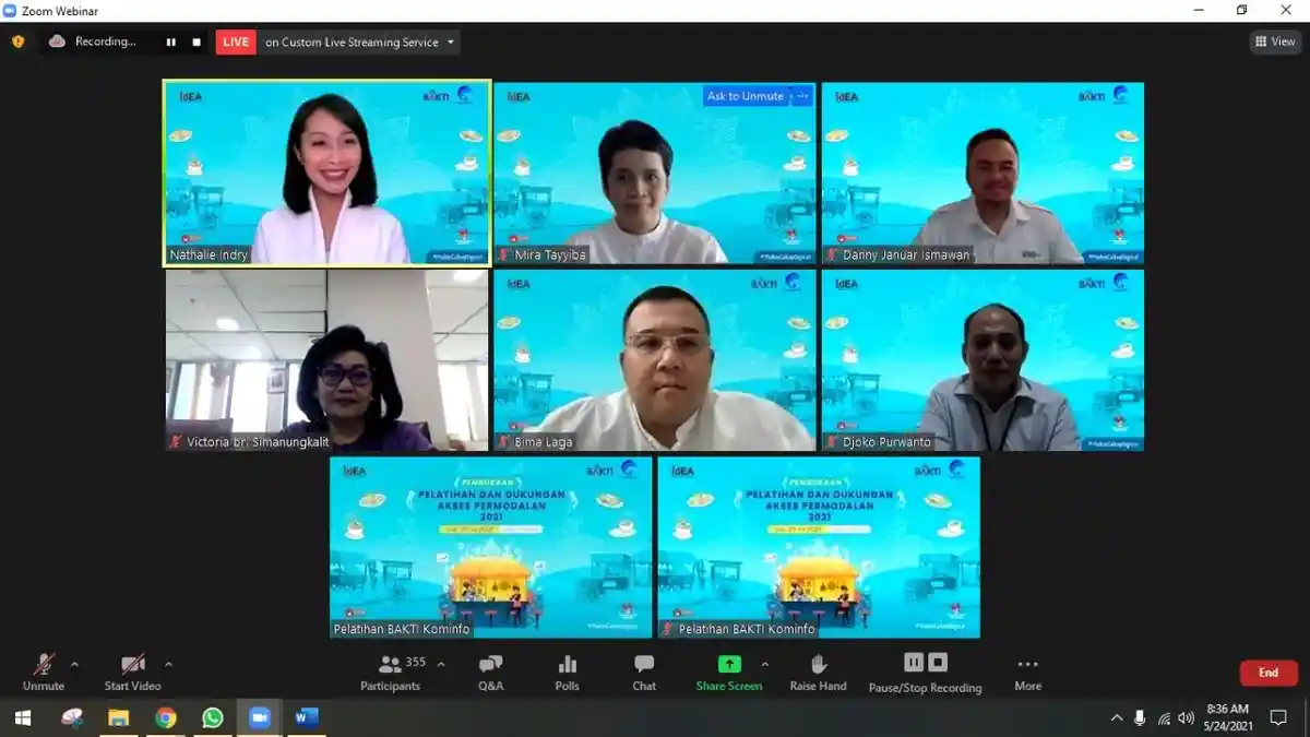 BAKTI Kominfo dan idEA Gelar Pelatihan dan Dukungan Akses Permodalan untuk UMKM Kuliner