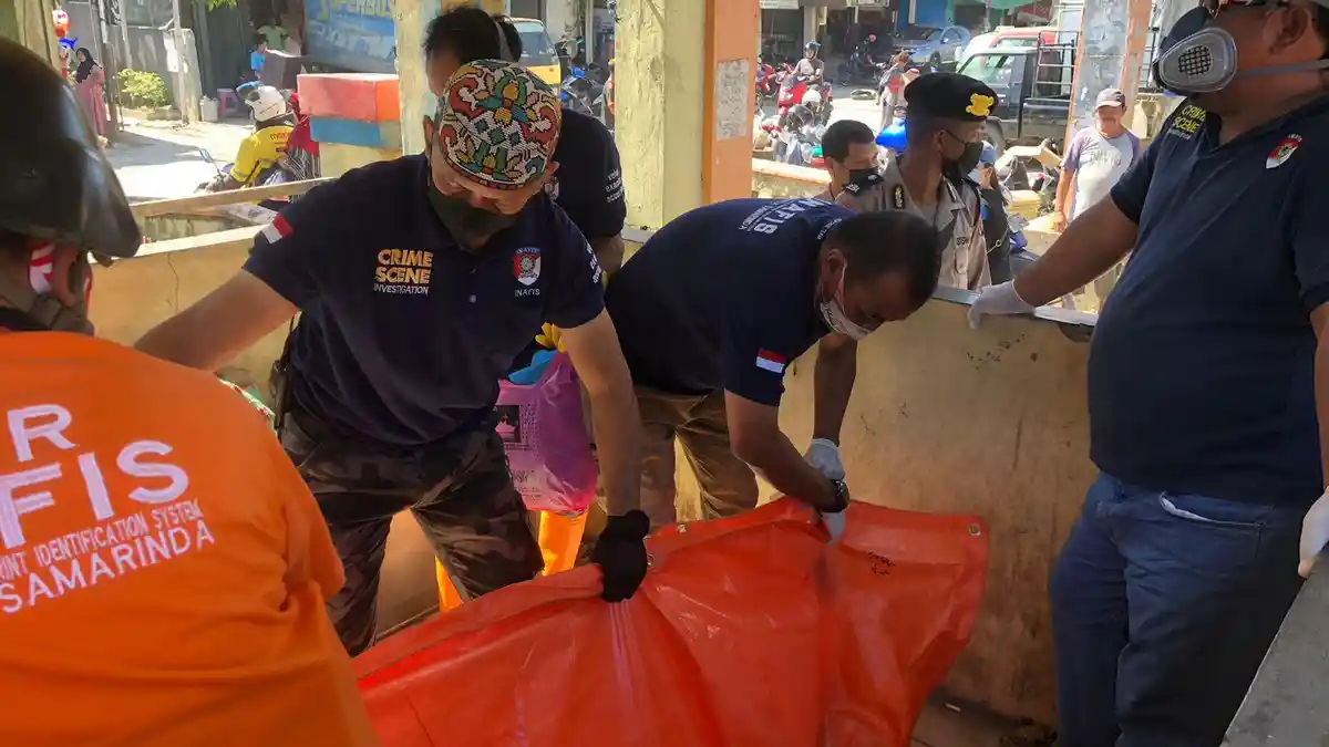 Seorang Pria Ditemukan tak Bernyawa di Pasar Kedondong Samarinda