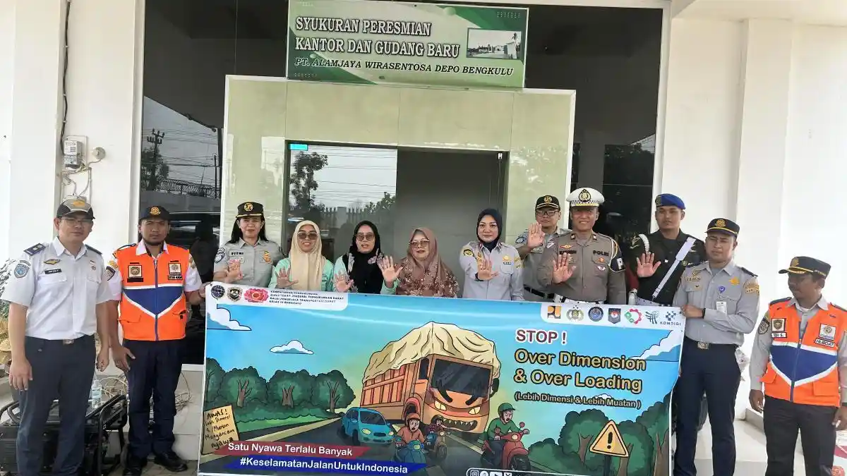 Sosialisasi Bahaya Angkutan Kendaraan Odol di Bengkulu, Wujudkan Program Zero Odol