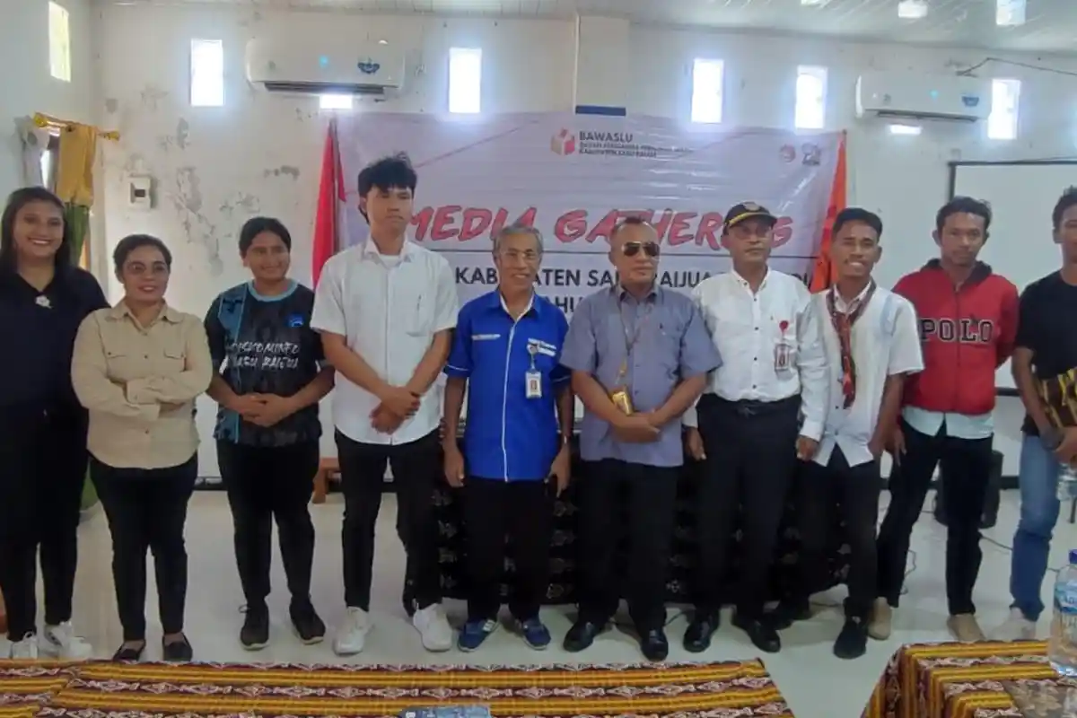 Tingkatkan Tugas Pengawasan, Bawaslu Sabu Raijua Gelar Kegiatan Media Gathering