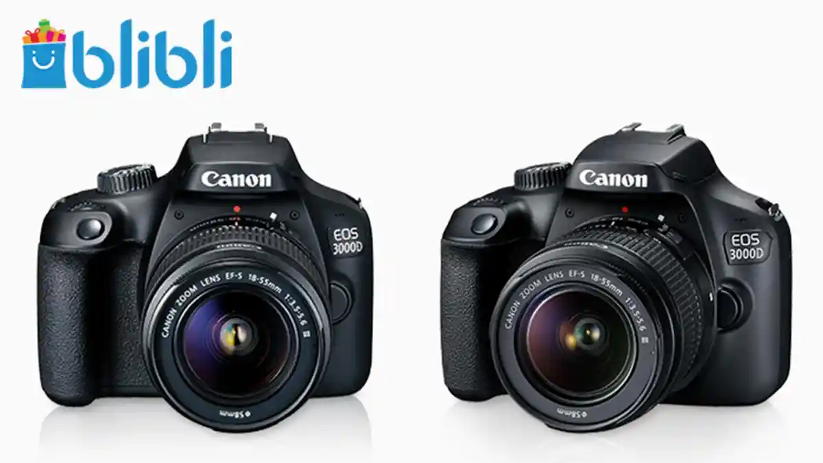 Harga, Spesifikasi, Review, Kelebihan dan Kekurangan Kamera Canon EOS 3000D