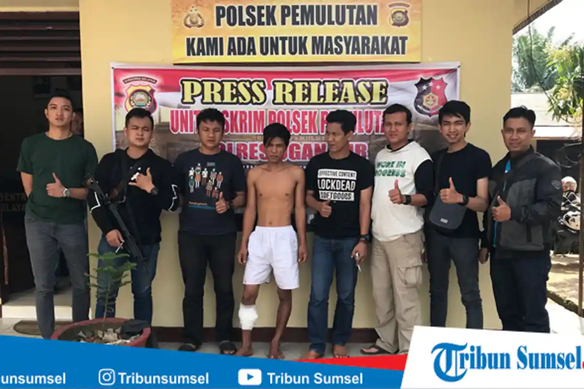 Alhamdulillah! Satu Lagi Begal Sadis di Pemulutan Tertangkap Setelah Didor Polisi