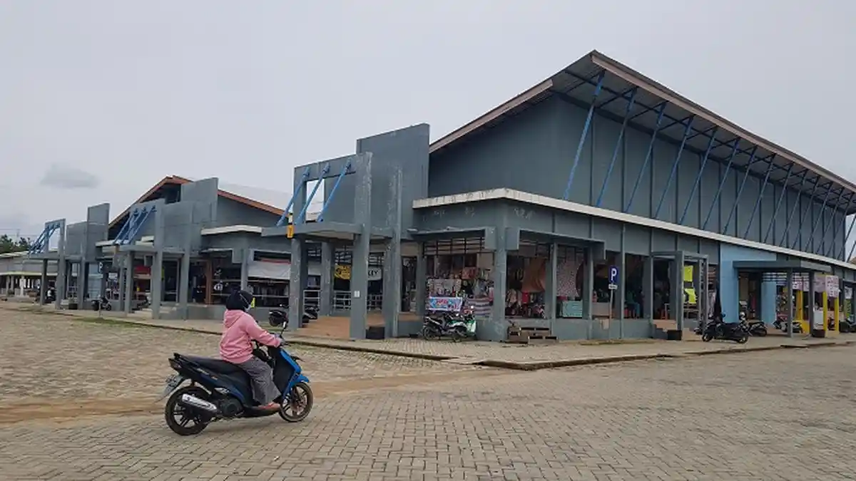 Pasar Hanyar Binuang Mulai Ditempati Pedagang, Begini Situasinya