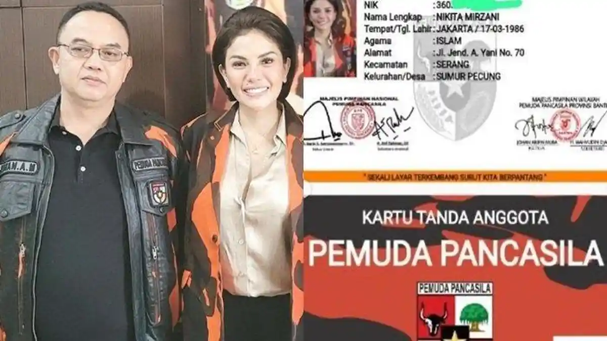Dianggap Cari Bekingan, Nikita Mirzani Gabung Ormas Pemuda Pancasila, Pamer Kartu Anggota
