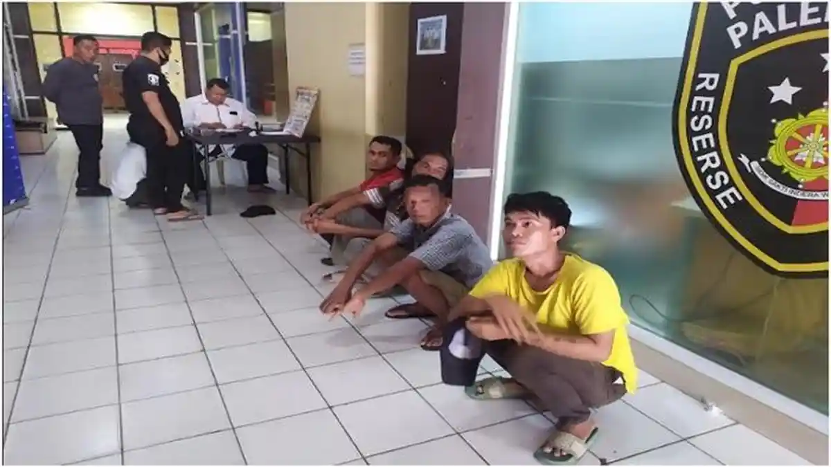Berantas Premanisme, Polisi Tangkap Preman Jalanan Pelaku Pungli di Palembang