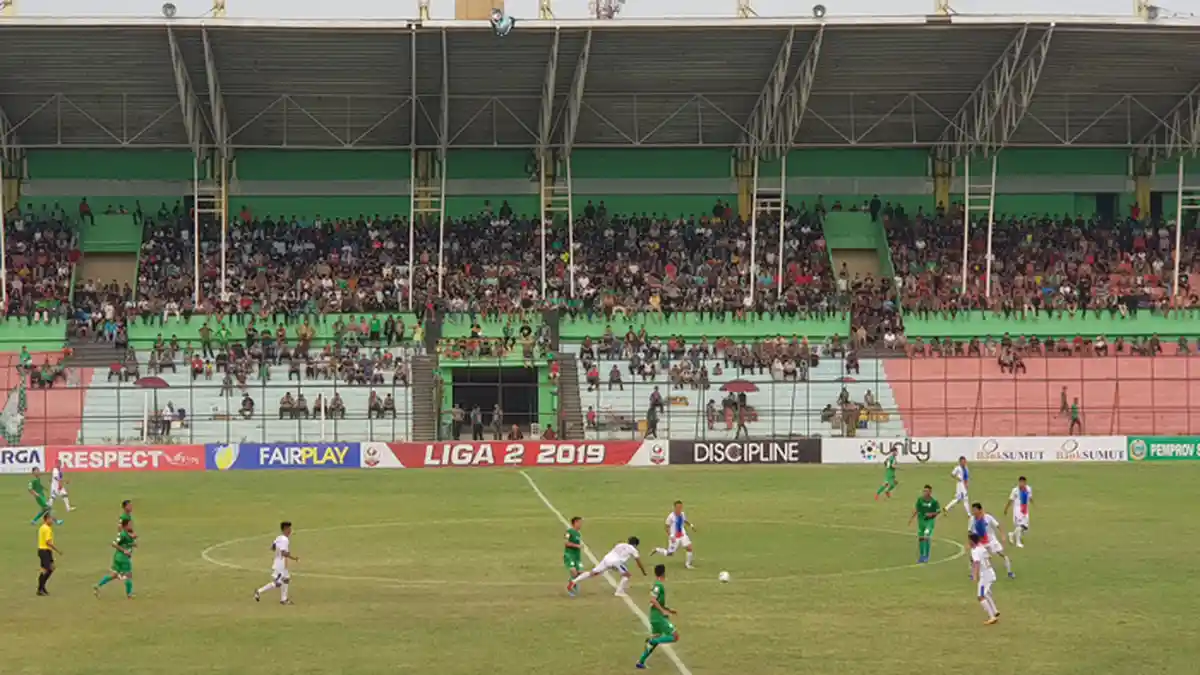 PSMS Ditahan Imbang PSPS Pekanbaru di Babak Pertama