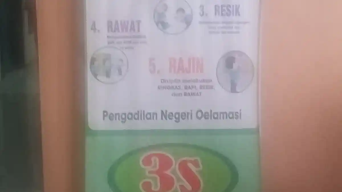 PN Oelamasi Terapkan Budaya 5R dan 3S! Apa Saja itu?
