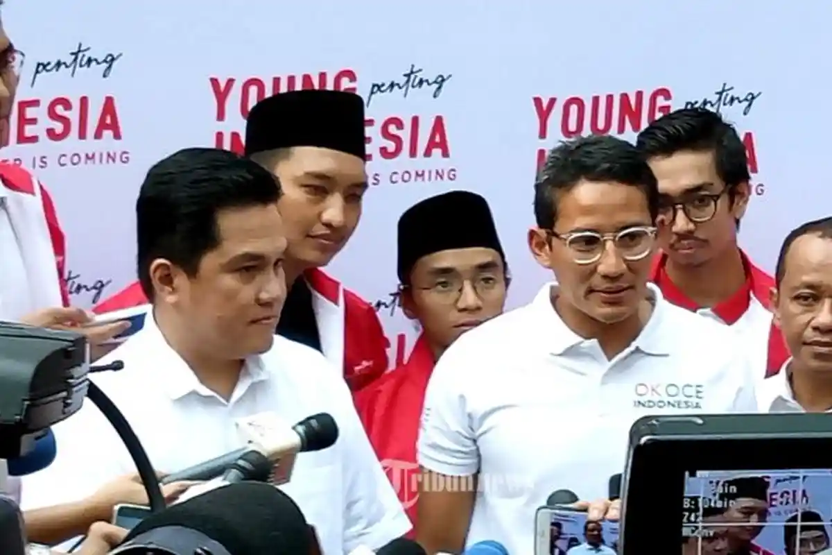 Begini Reaksi Sandiaga Uno Tanggapi Erick Thohir Pecat Dirut Garuda Soal Penyelundupan Harley
