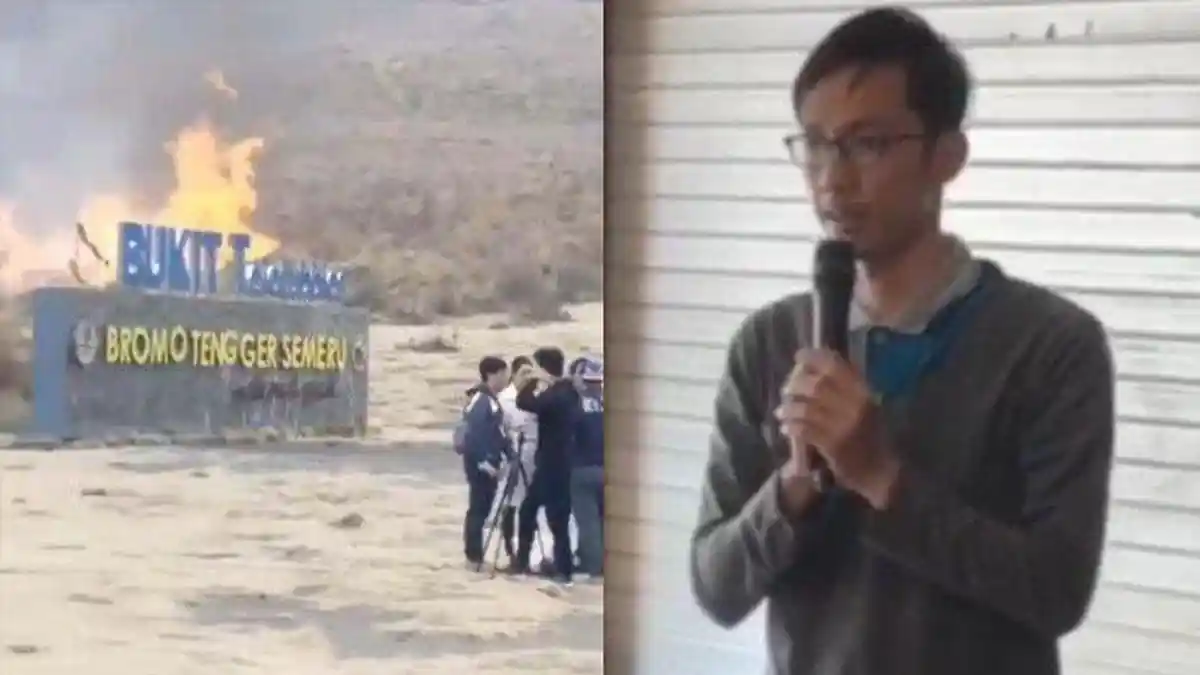 Pengakuan Catin yang Bikin Kawasan Bromo Kebakaran, Sempat Berusaha Padamkan Api Pakai Air 5 Botol
