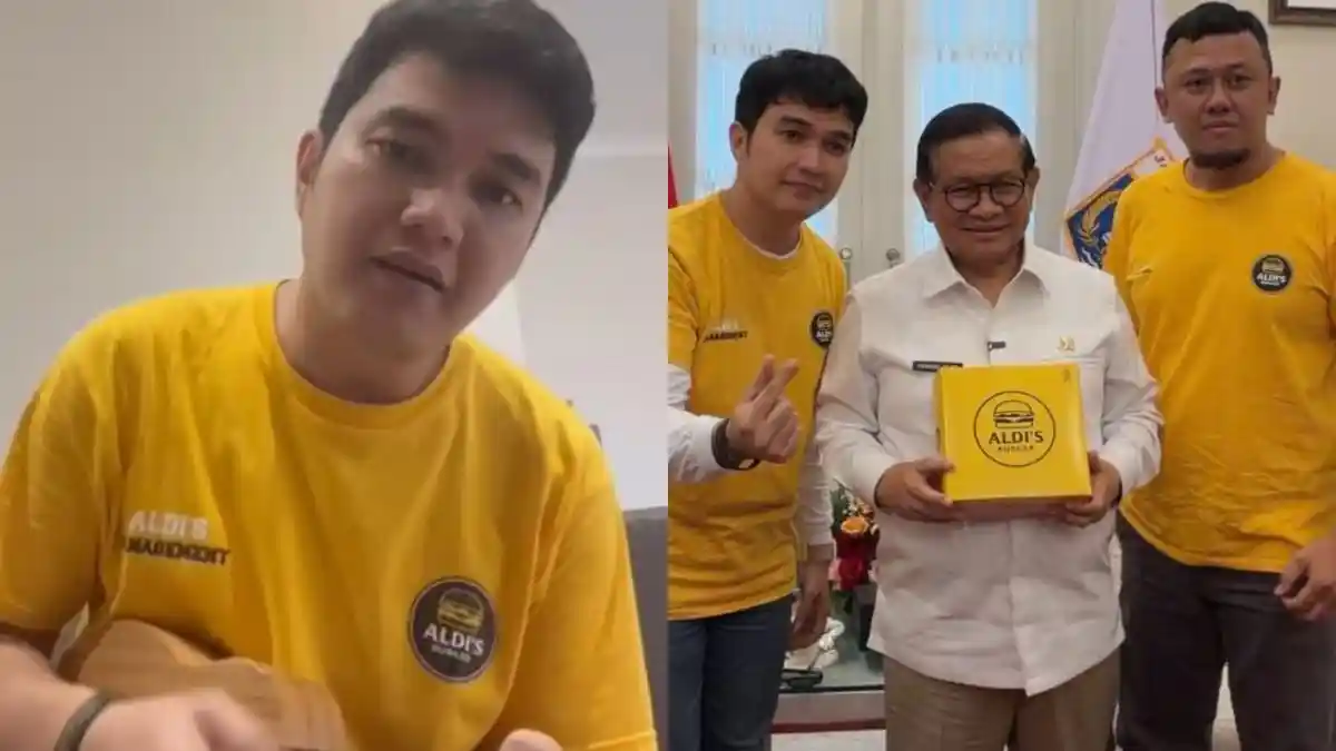 Bisnis Aldis Burger Milik Aldi Taher Viral, Hanya Jual 80 Porsi Sehari, Pembeli Rela Antre Panjang