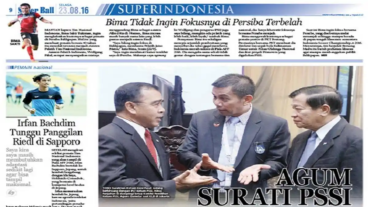 Agum Gumelar Layangkan Surat ke PSSI