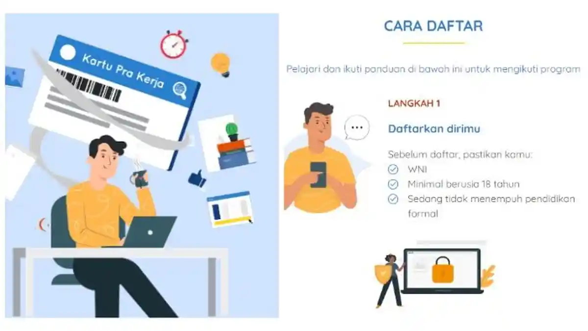 LOGIN Lewat www.prakerja.go.id untuk Daftar Kartu Prakerja Gelombang 21, Ini Caranya