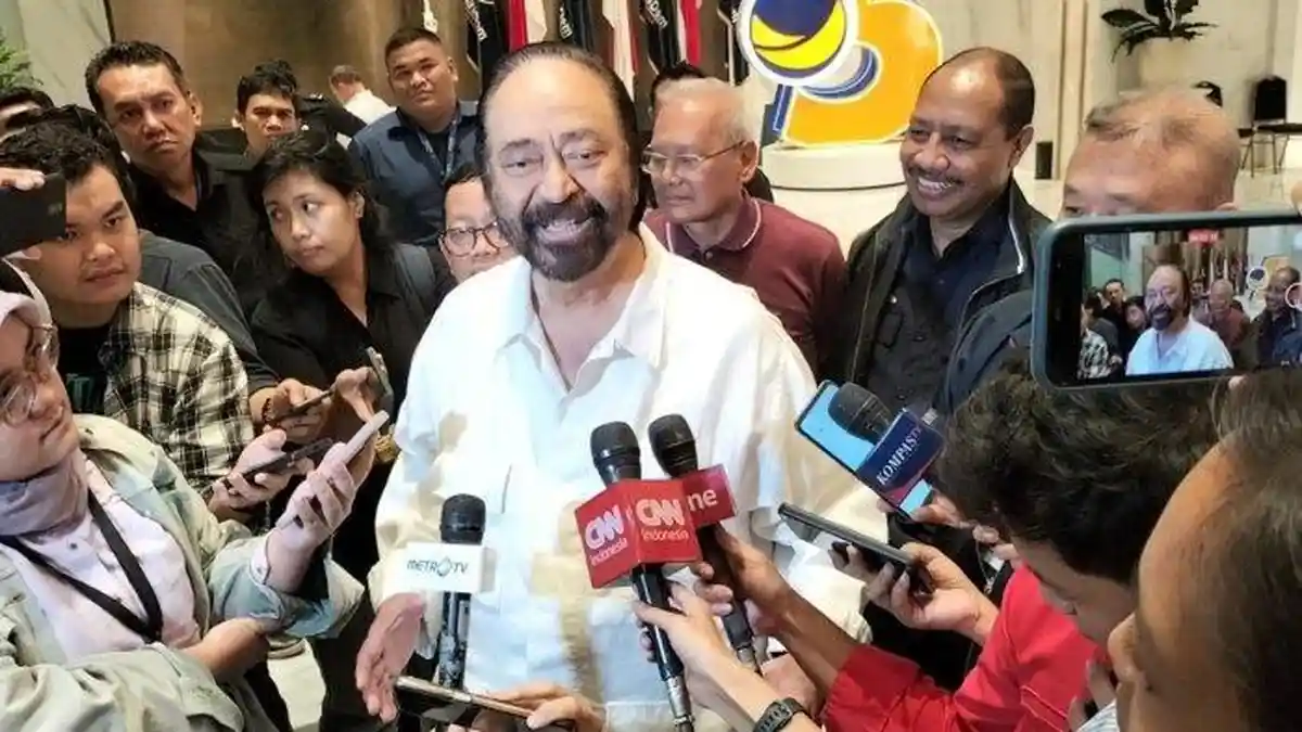 Surya Paloh Heran Demokrat Terlalu Baper Soal Duet Anies Baswedan dan Cak Imin: Belum Diresmikan