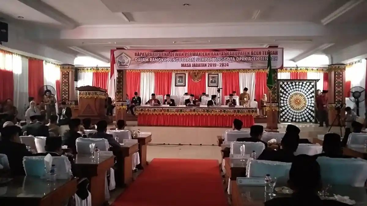 Listrik Byar Pet Saat Pelantikan Anggota DPRK Aceh Tengah