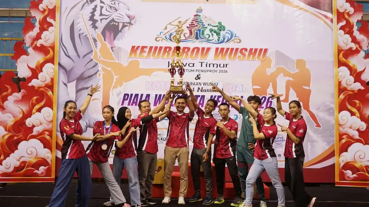 Sabet Juara Umum Wushu Sanda, Kota Kediri Bidik 5 Emas di Porprov Jawa Timur 2027