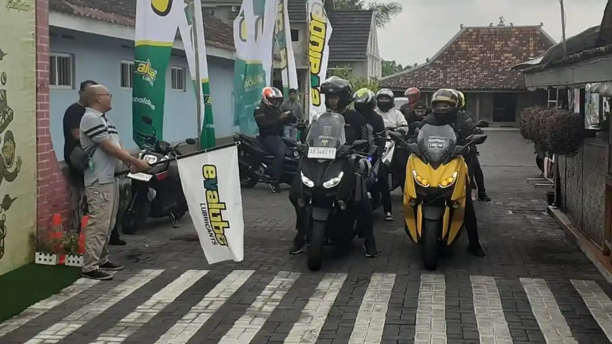 Hangatkan Silaturahim Komunitas Motor Jogja Lewat City Rally