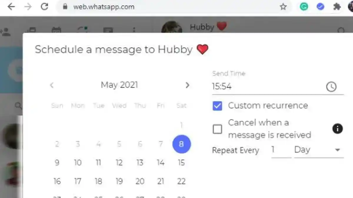 Cara Menjadwalkan Pesan di WhatsApp Web, Cukup Instal Ekstensi Berikut