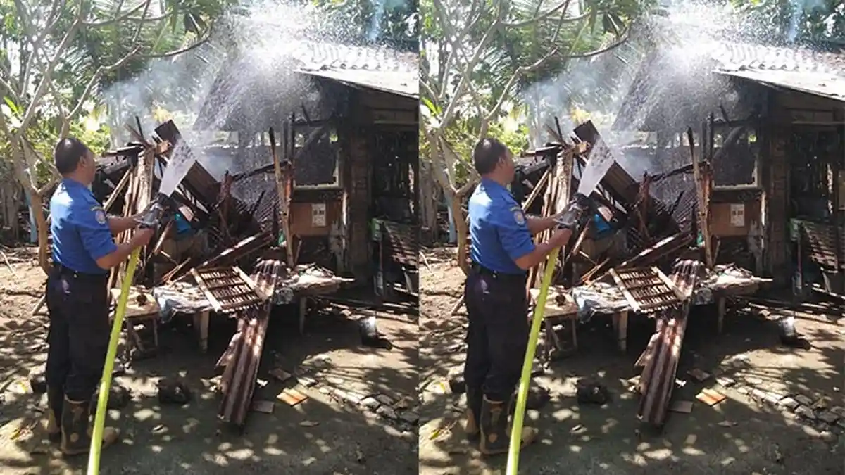 Rumah Pak Unyil & Dapur Dadong Kendri Dilalap Api, Sehari Dua Kejadian Kebakaran Terjadi di Jembrana