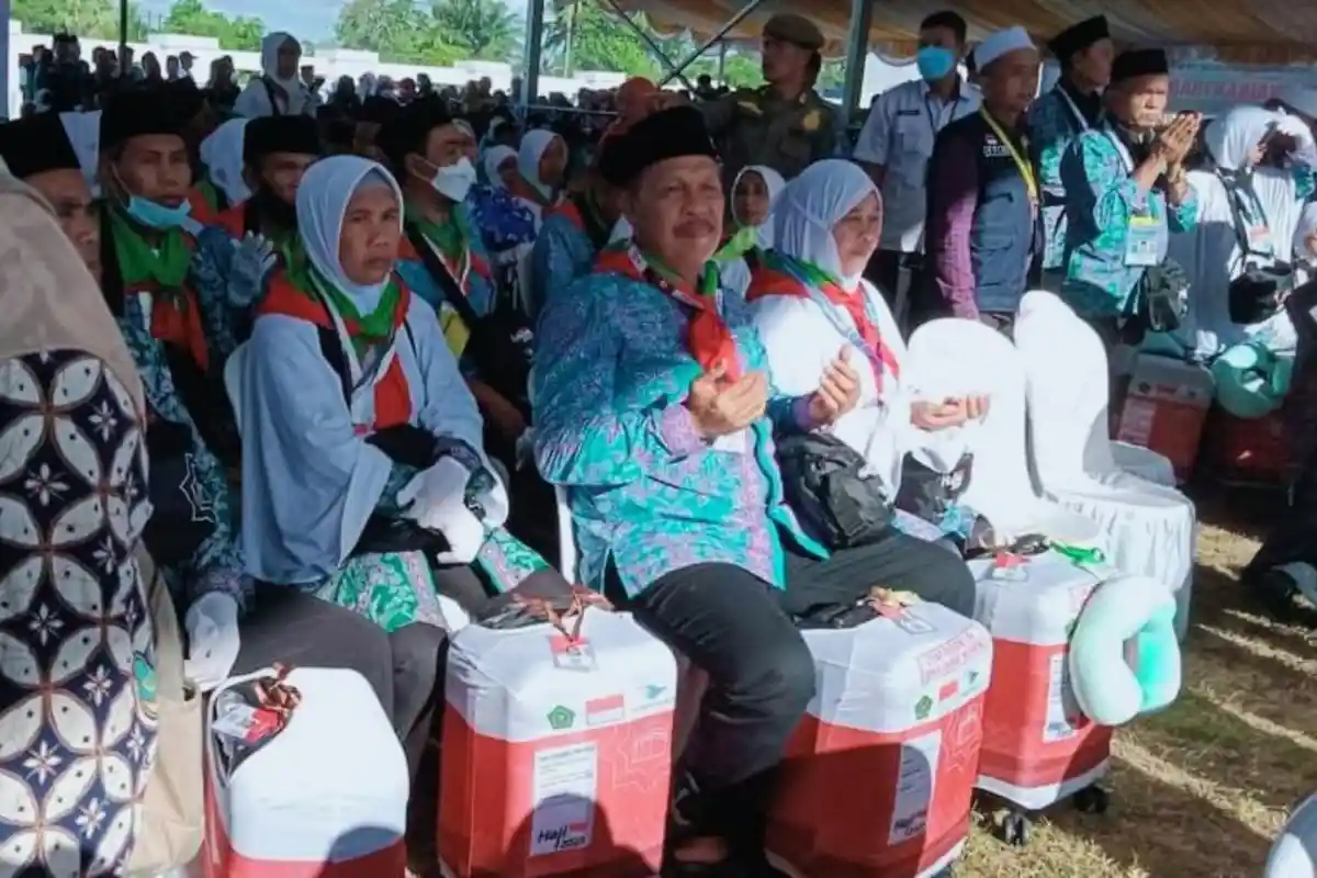 393 Jemaah Haji Keloter 2 Asal Lombok Tengah Tiba di Tanah Suci dalam Keadaan Sehat