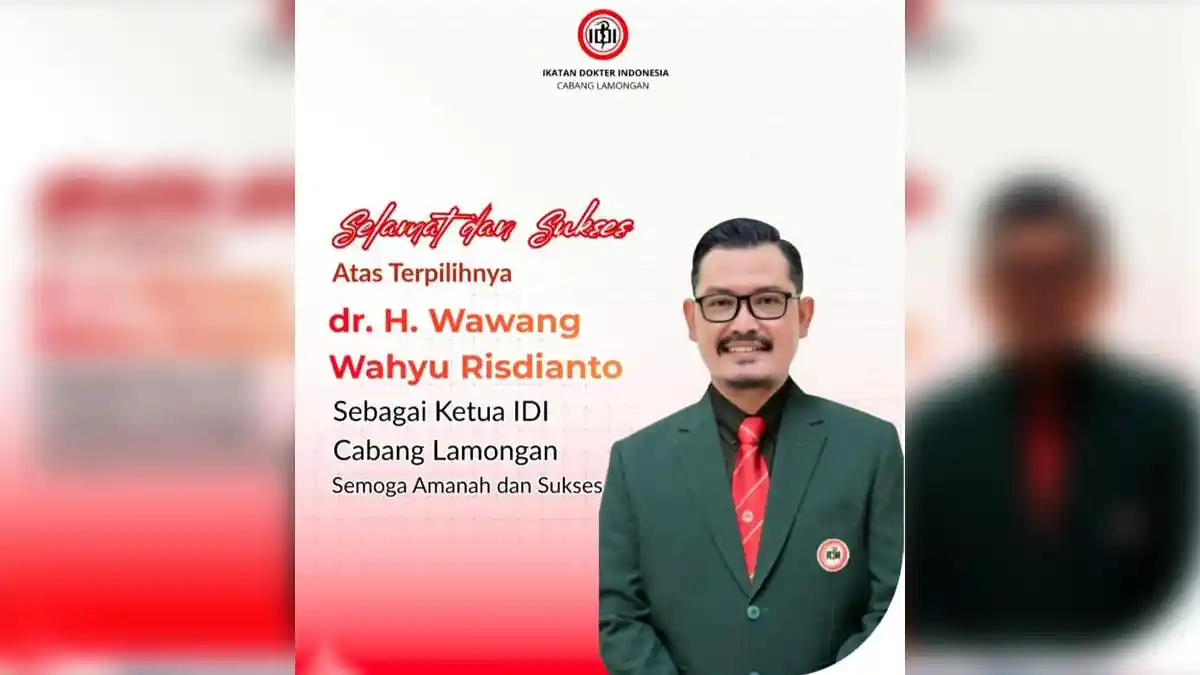 IDI Lamongan Resmi Dipimpin dr Wawang: Siap Perkuat Layanan Kesehatan Masyarakat