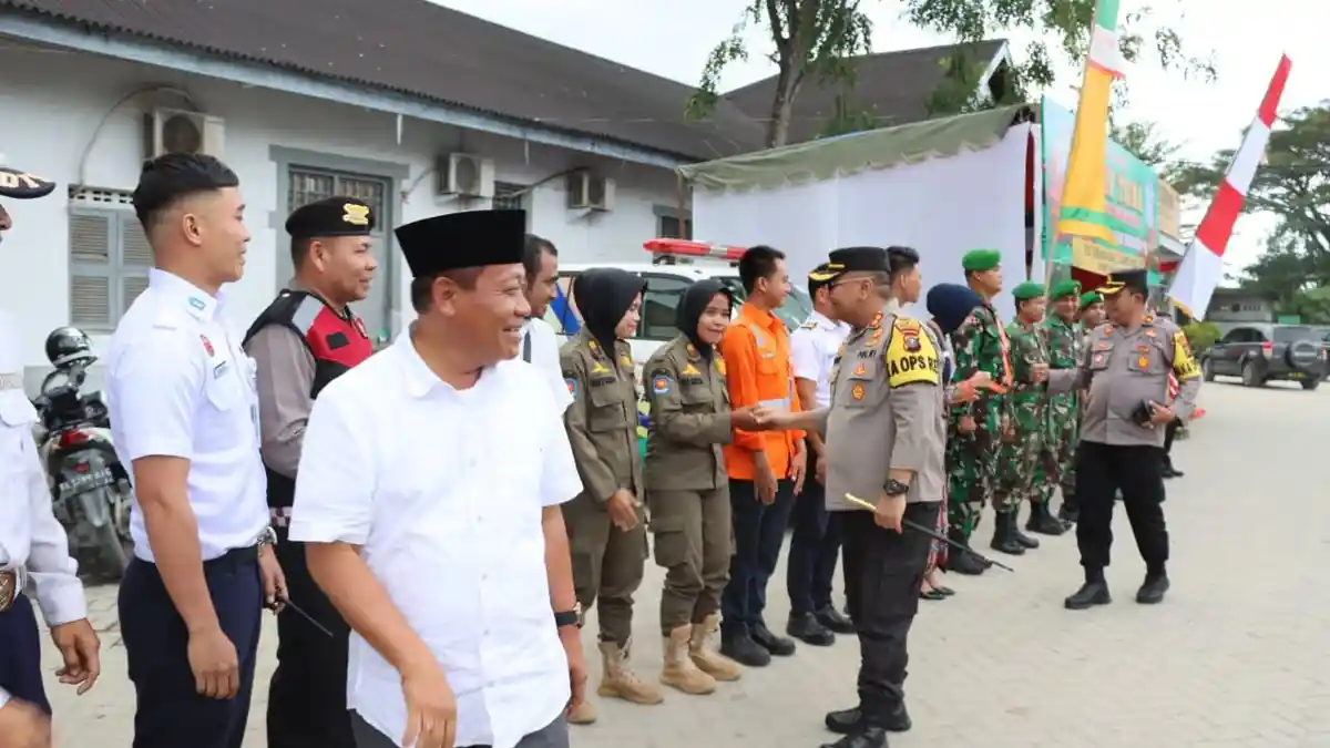 Kapolres Tanjungbalai Bersama Wali Kota Cek Kesiapan Personel di Pos PAM