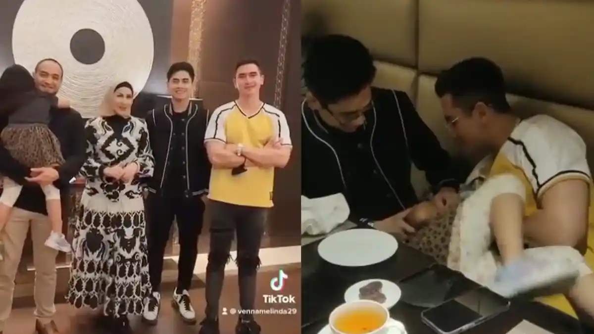 Akhirnya Bertemu Verrell Bramasta, Ferry Irawan Bahagia Bisa Buka Puasa Bersama Anak Tiri