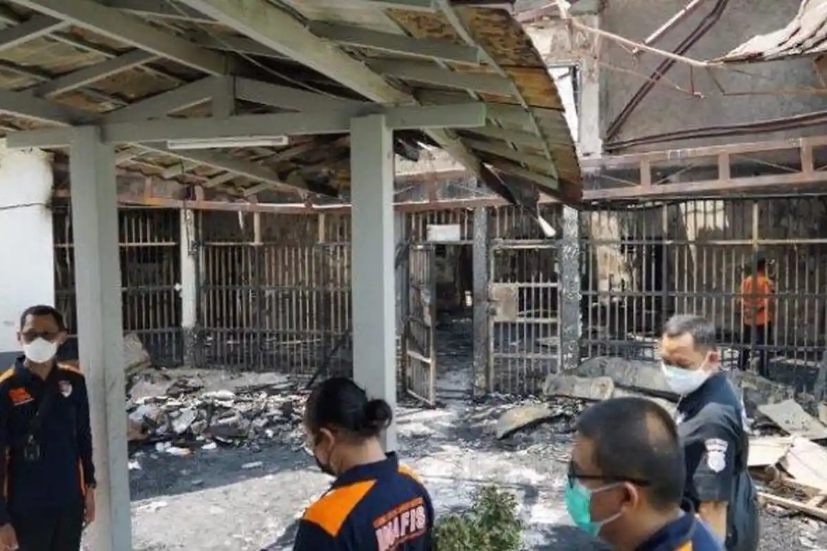 Polisi Tetapkan 3 Petugas Lapas Kelas I Tangerang sebagai Tersangka terkait Insiden Kebakaran