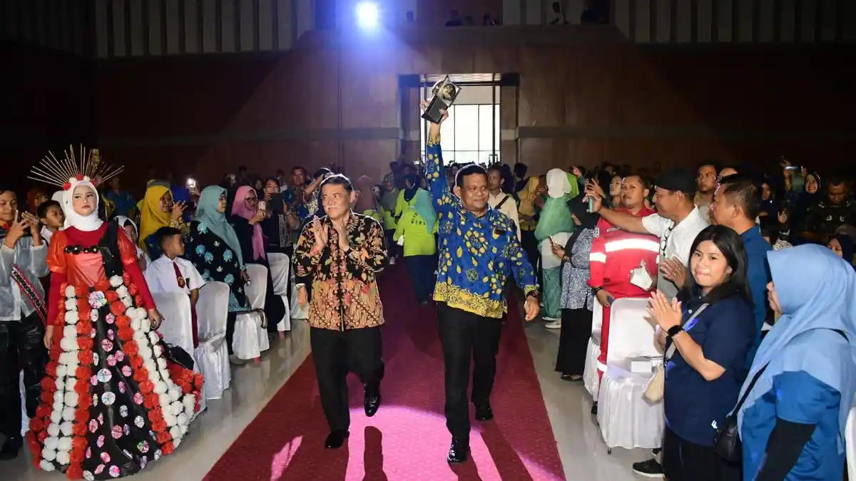 Peringatan Hari Peduli Sampah Nasional dan Penyambutan Piala Adipura Ke-17 Kecamatan Lubukpakam